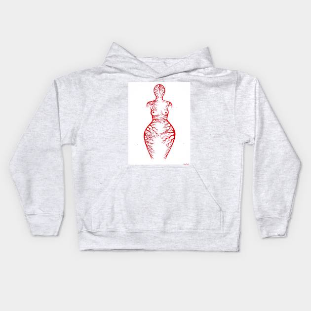 The blood of a goddess Kids Hoodie by CORinAZONe